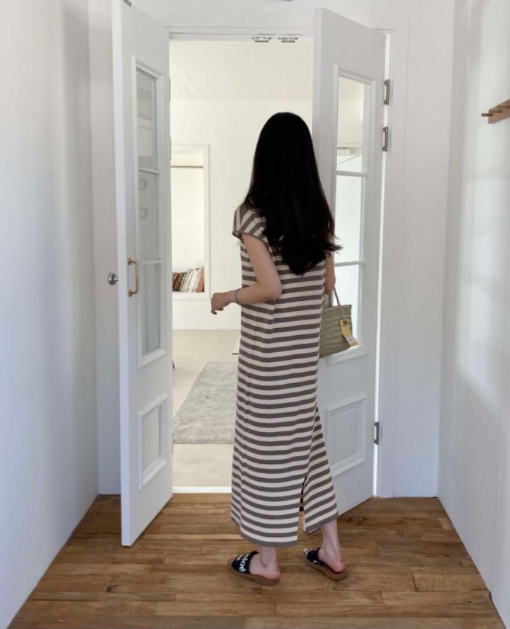 DORI直郵韓國代購女裝新款休閑熱賣職業真品24春夏連衣裙OURR連衣裙