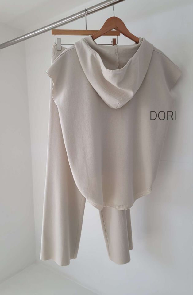 DORI韓國直郵女裝新款職業24春夏人氣時尚休閑真品套裝拉鏈OURR套裝