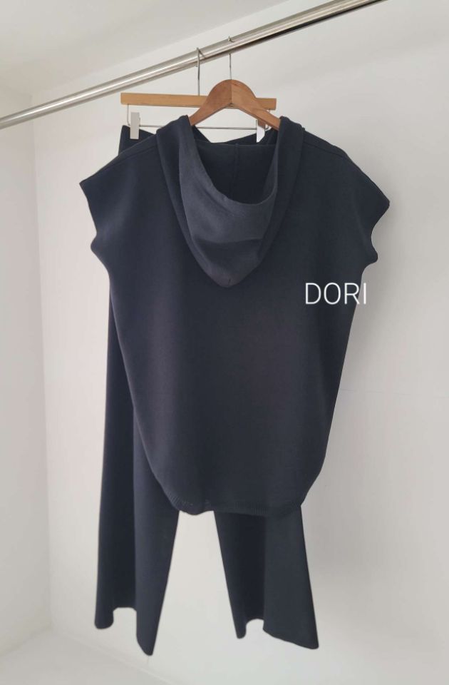 DORI韓國直郵女裝新款職業24春夏人氣時尚休閑真品套裝拉鏈OURR套裝