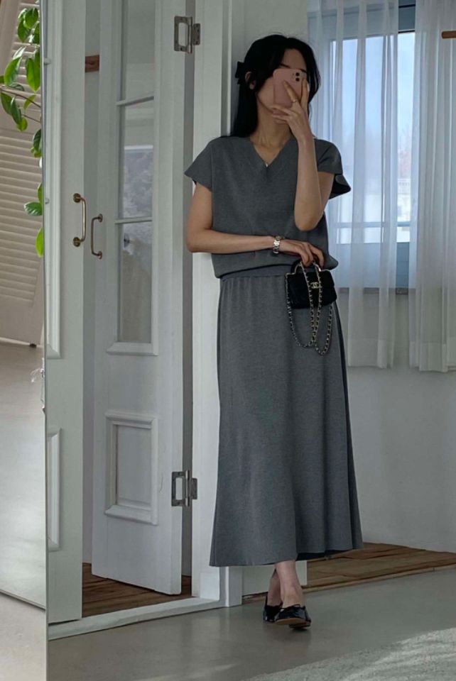DORI韓國直郵女裝新品24春夏休閑職業真品時尚推薦人氣套裝OURR套裝