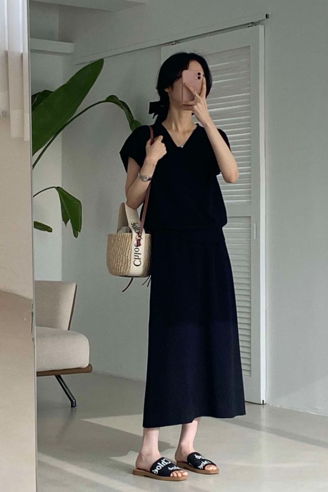 DORI韓國直郵女裝新品24春夏休閑職業真品時尚推薦人氣套裝OURR套裝圖色2