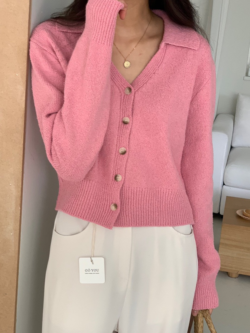 GO YOU韓國直郵東大門實拍女裝新品真品24春夏針織衫開襟衫de goyou針織衫