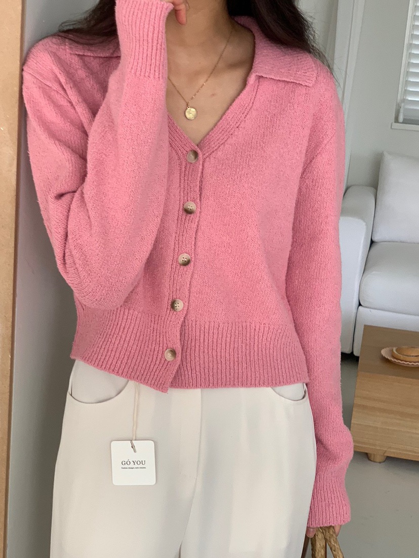 GO YOU韓國直郵東大門實拍女裝新品真品24春夏針織衫開襟衫de goyou針織衫