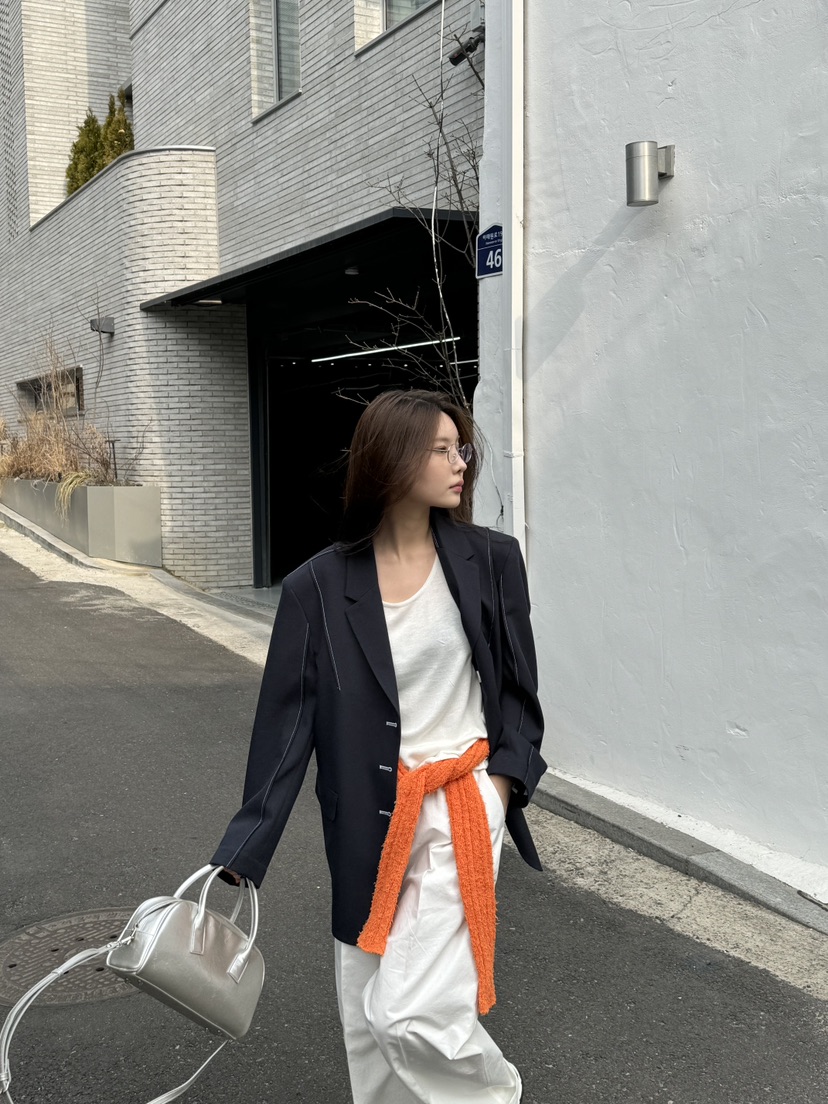 unbound直郵韓國代購女裝新品推薦職業24春夏人氣休閑夾克UNBOUND夾克