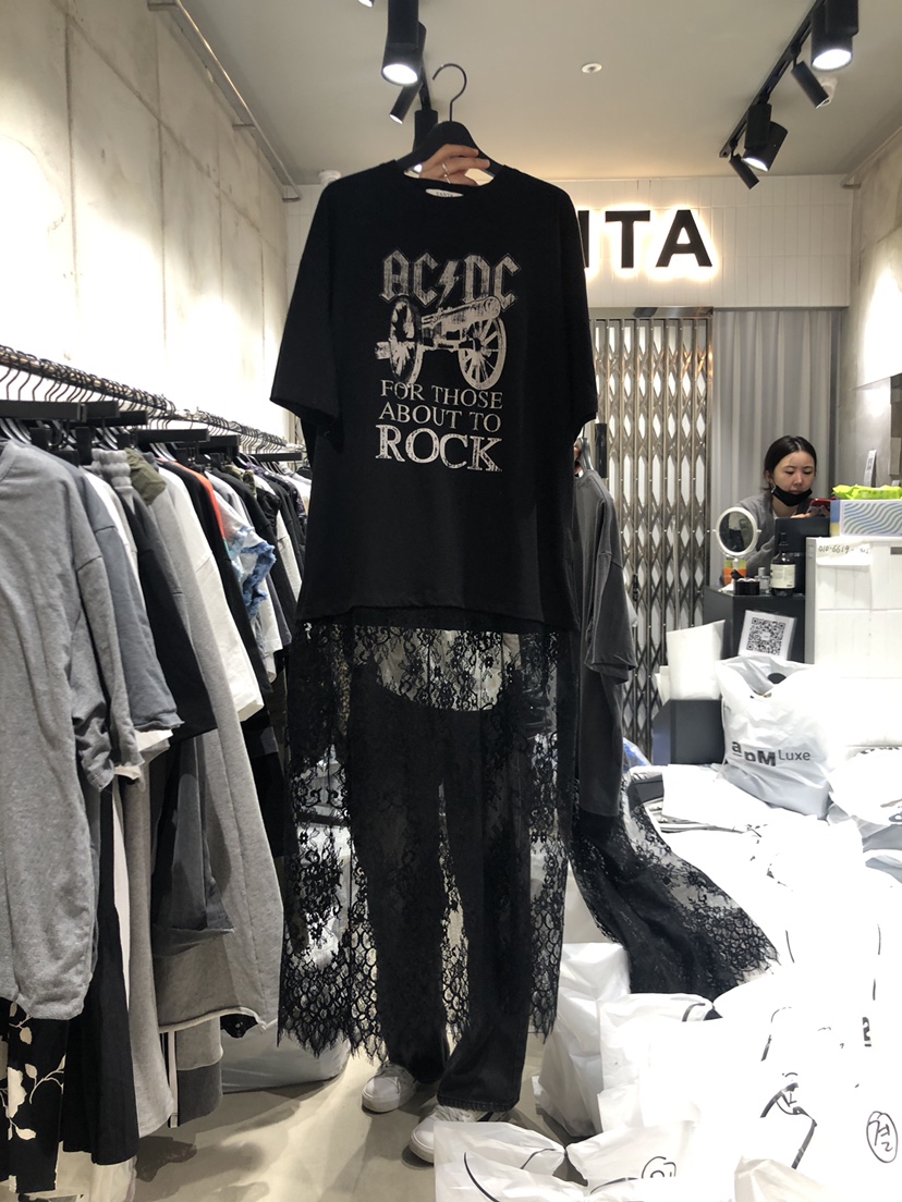 VANTA韓國直郵東大門代購女裝新款真品熱賣職業休閑連衣裙蕾絲VANTA連衣裙圖色3