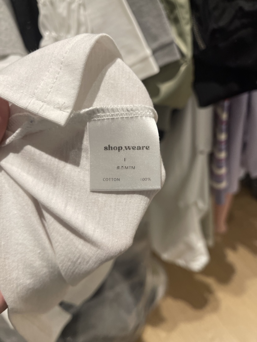 WE ARE/WELOVER韓國直郵東大門實拍女裝新款人氣長袖T恤假兩件SHOP_WE ARE長袖T恤