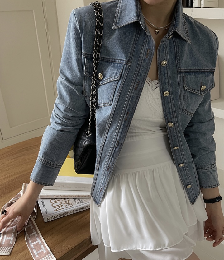 LEA韓國直郵女裝新品推薦真品時尚人氣24春夏職業襯衫蕾絲衫이향襯衫/蕾絲衫