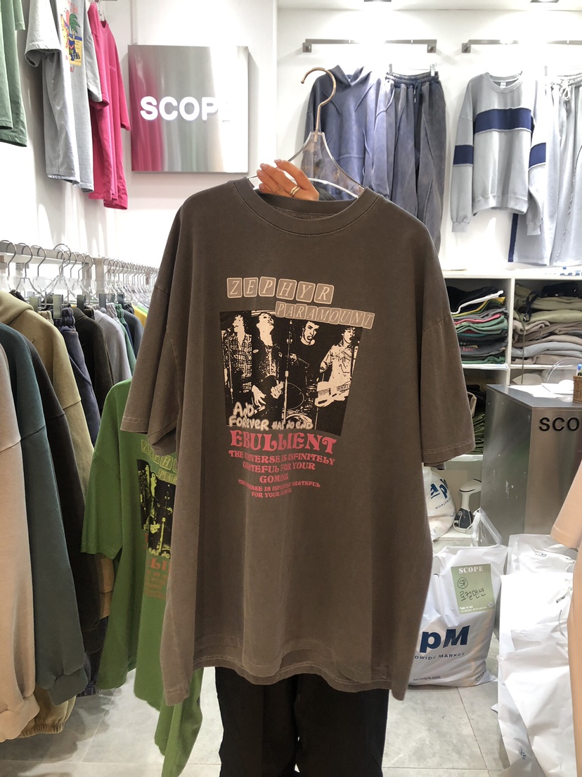 SCOPE-男裝韓國直郵東大門代購女裝新品人氣時尚休閑真品T恤SCOPE-男裝T恤圖色3