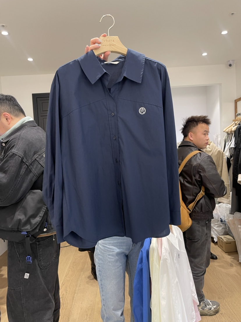 VENIR韓國直郵女裝新品職業時尚真品24春夏人氣襯衫蕾絲衫VENIR-a襯衫/蕾絲衫圖色4