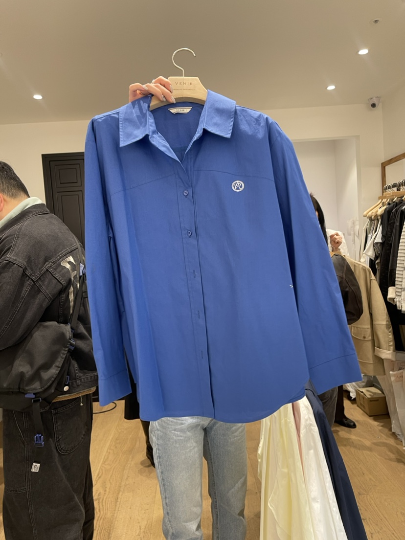 VENIR韓國直郵女裝新品職業時尚真品24春夏人氣襯衫蕾絲衫VENIR-a襯衫/蕾絲衫圖色5