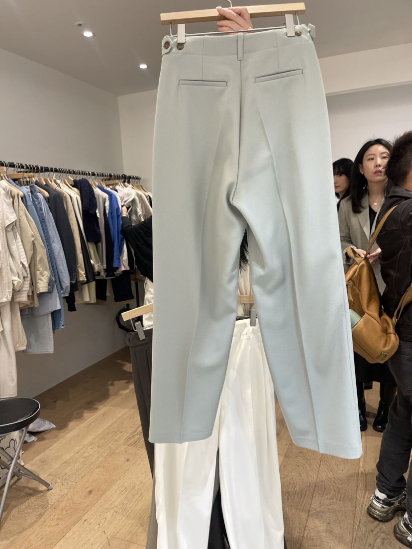 VENIR韓國直郵女裝新品休閑職業熱賣人氣真品時尚24春夏休閑褲VENIR-a休閑褲