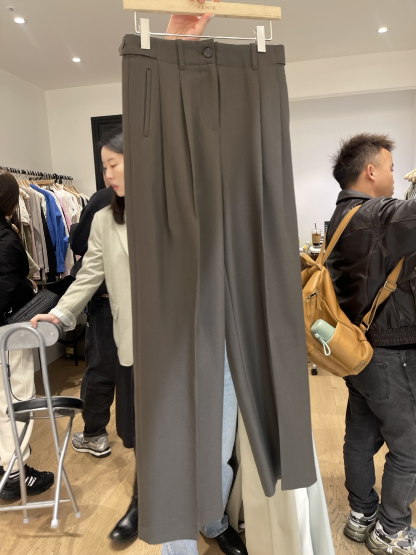 VENIR韓國直郵女裝新品休閑職業熱賣人氣真品時尚24春夏休閑褲VENIR-a休閑褲圖色2