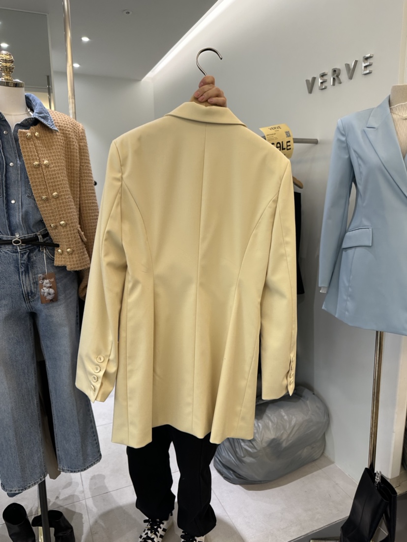 VERVE直郵韓國代購女裝新品推薦真品休閑職業人氣24春夏夾克LOVE PINK夾克