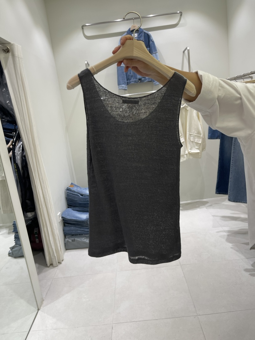 ws@rm/WA SHING ROOM韓國直郵東大門實拍女裝新款休閑吊帶背心ARTISANAL吊帶/背心