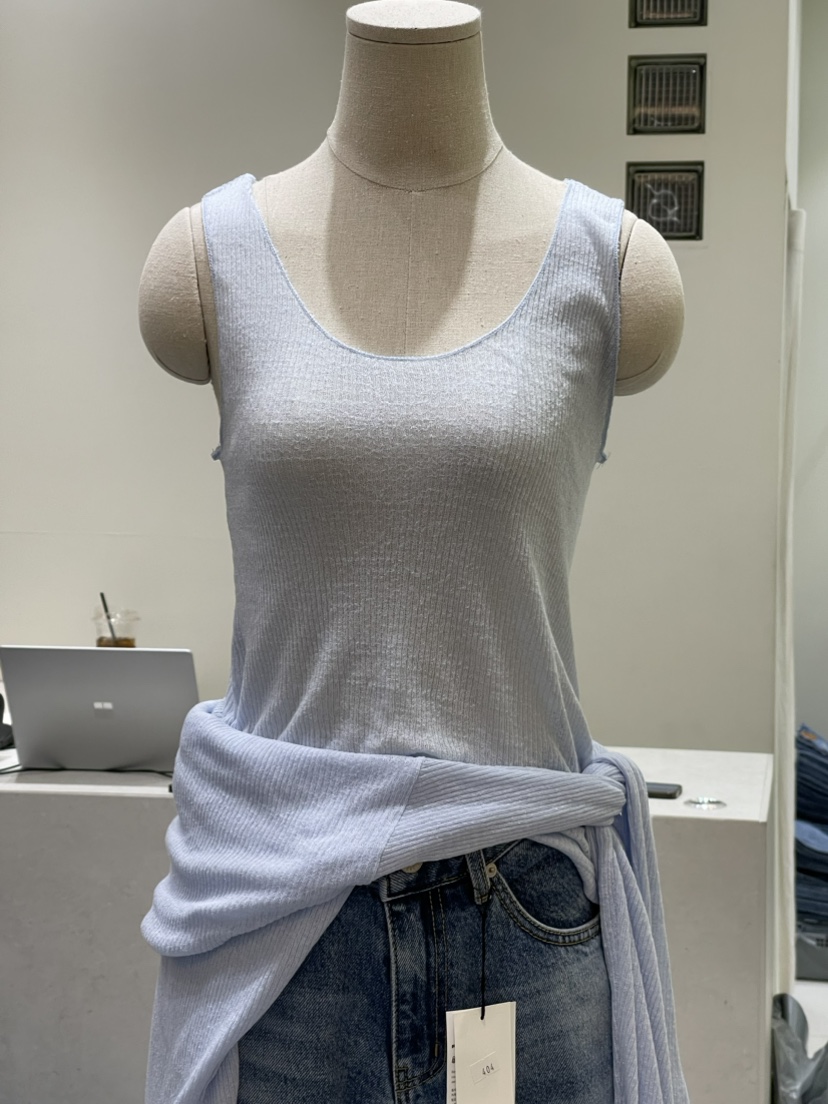 ws@rm/WA SHING ROOM韓國直郵東大門實拍女裝新款休閑吊帶背心ARTISANAL吊帶/背心圖色2