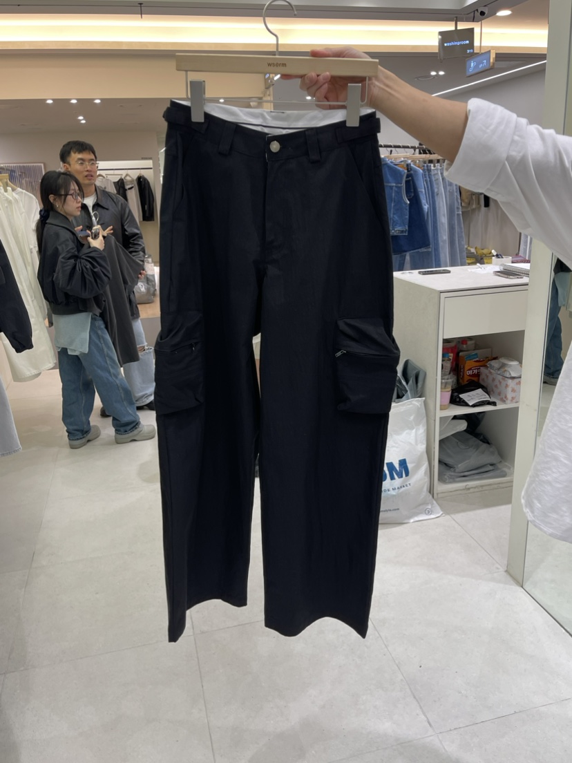 ws@rm/WA SHING ROOM直郵韓國代購女裝新品時尚人氣休閑褲ARTISANAL休閑褲圖色2