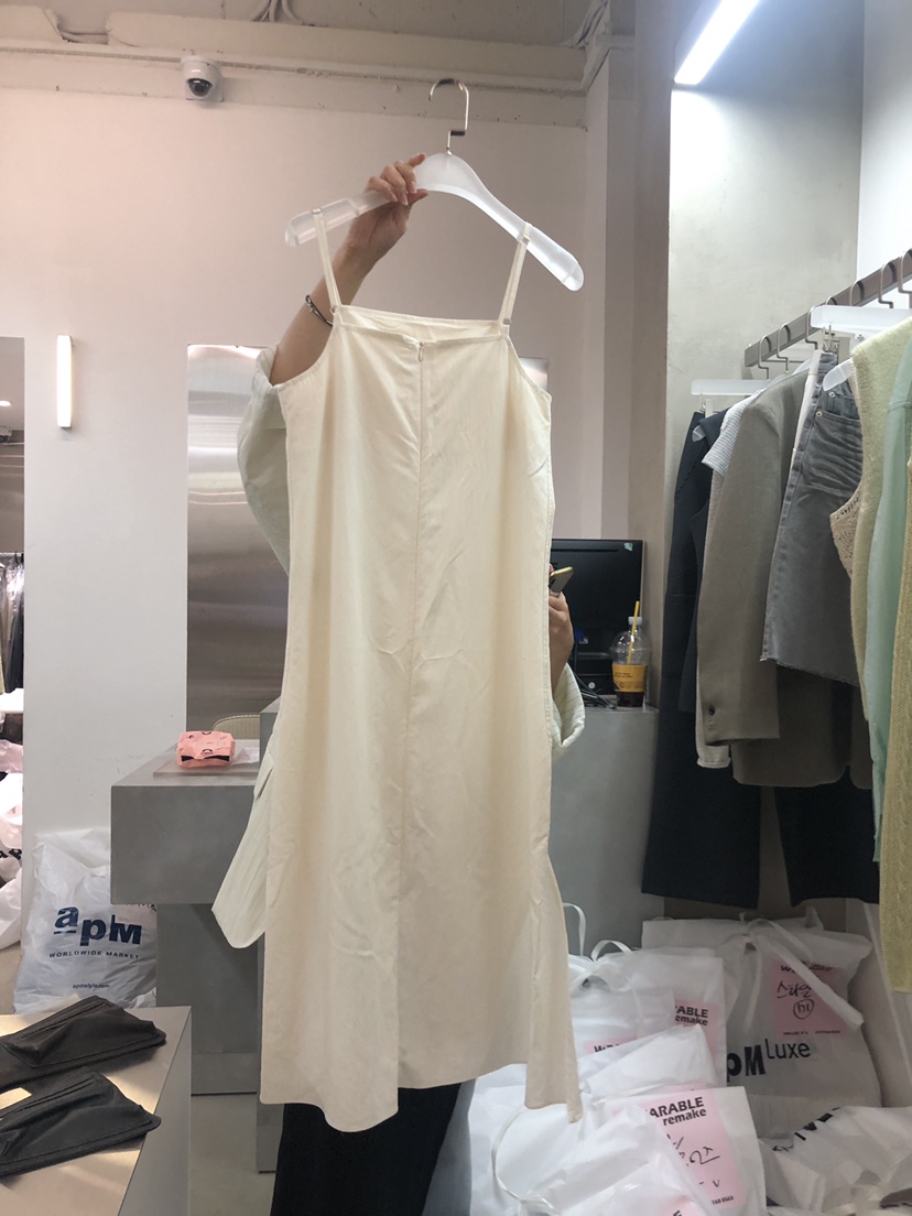 WEARABLE韓國直郵女裝新品休閑職業真品24春夏時尚連衣裙WEARABLE連衣裙