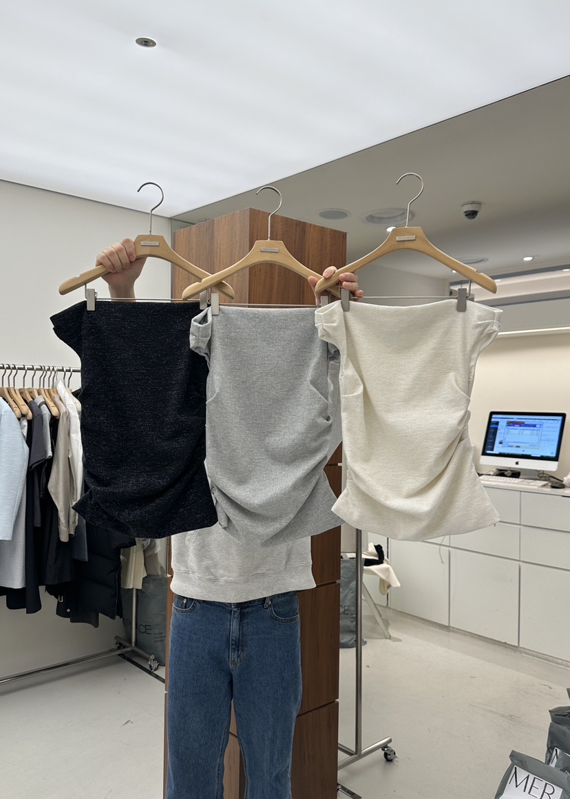 MER/ANGELO BIANCO直郵韓國代購女裝新品人氣24春夏吊帶背心MER/ANGELO BIANCO吊帶/背心