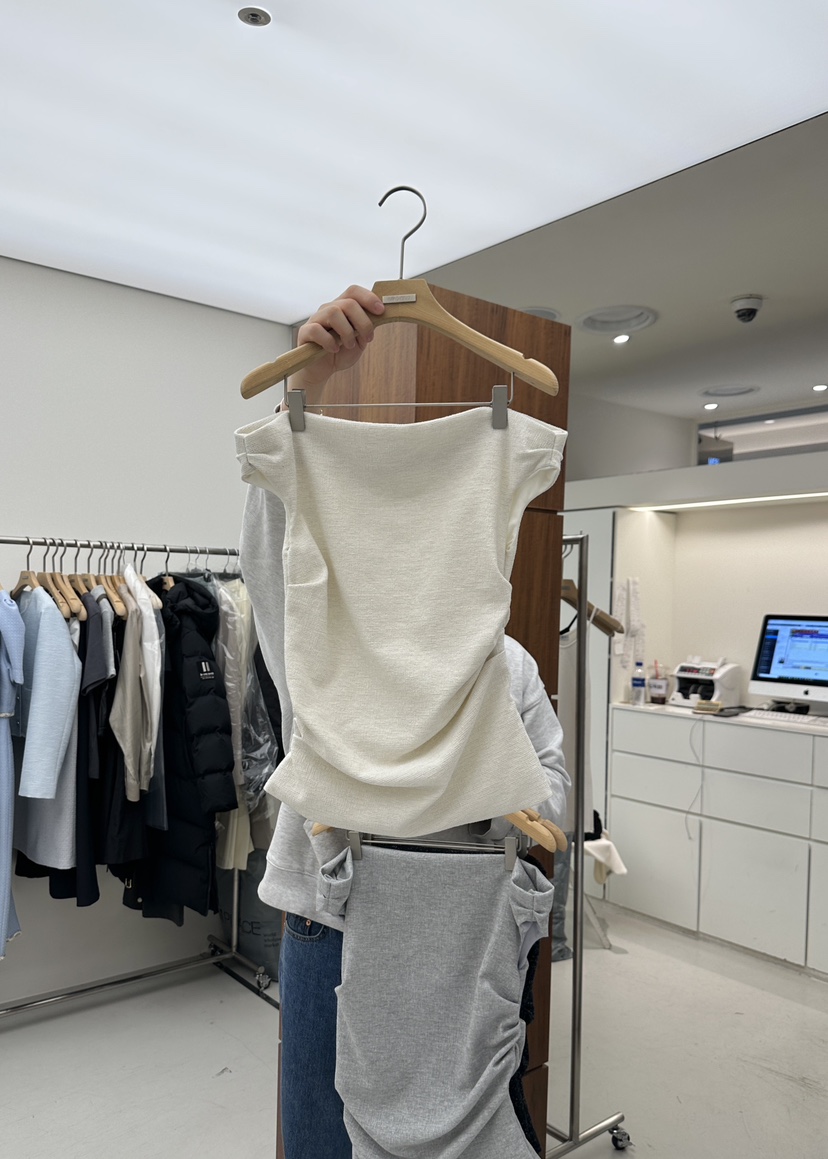 MER/ANGELO BIANCO直郵韓國代購女裝新品人氣24春夏吊帶背心MER/ANGELO BIANCO吊帶/背心圖色1