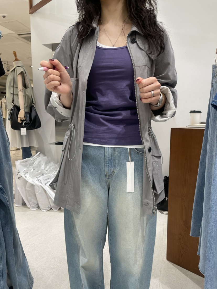 Tempting韓國直郵東大門代購女裝新款人氣時尚推薦24春夏夾克TEMPTING夾克圖色2