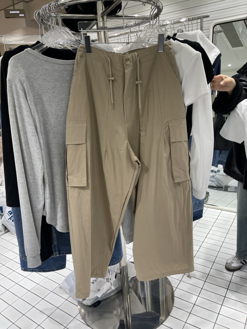 TOPDRESSING韓國直郵東大門代購女裝新款熱賣人氣休閑褲工裝褲THE BRUNCH休閑褲圖色3