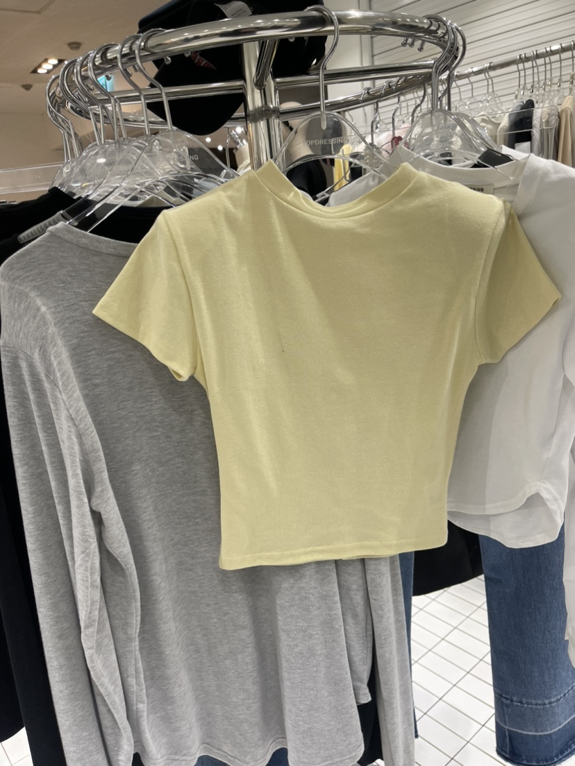 TOPDRESSING韓國直郵東大門實拍女裝新品人氣時尚休閑職業T恤THE BRUNCHT恤圖色1