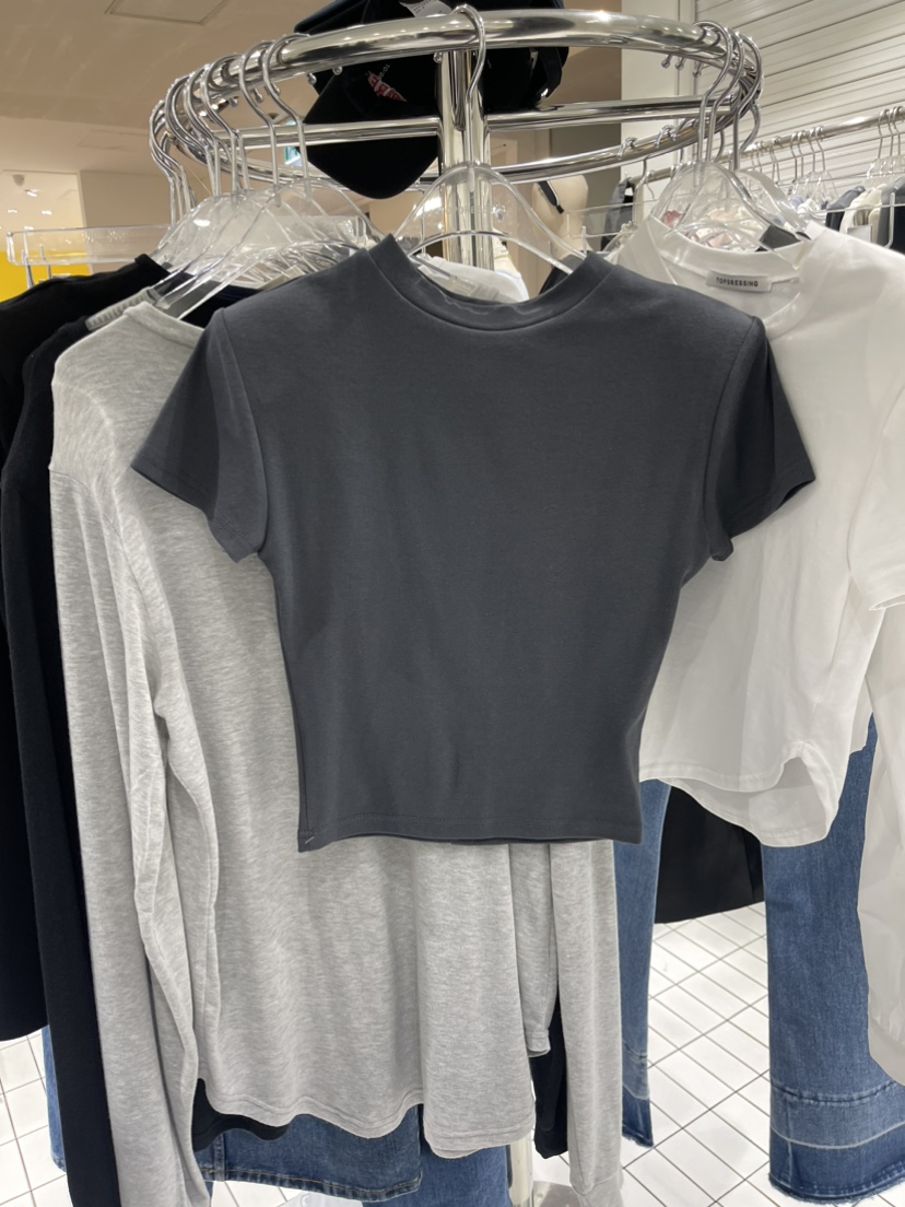 TOPDRESSING韓國直郵東大門實拍女裝新品人氣時尚休閑職業T恤THE BRUNCHT恤圖色3