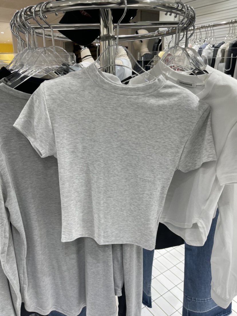 TOPDRESSING韓國直郵東大門實拍女裝新品人氣時尚休閑職業T恤THE BRUNCHT恤圖色4