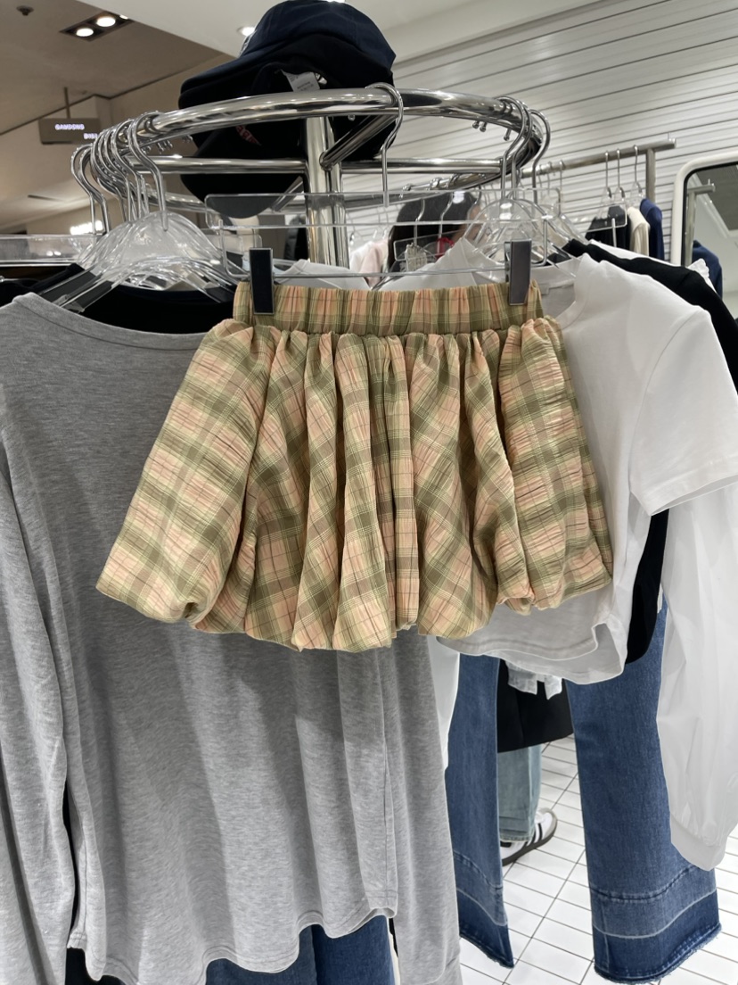 TOPDRESSING韓國直郵女裝新款24春夏職業推薦真品休閑短裙THE BRUNCH短裙圖色1