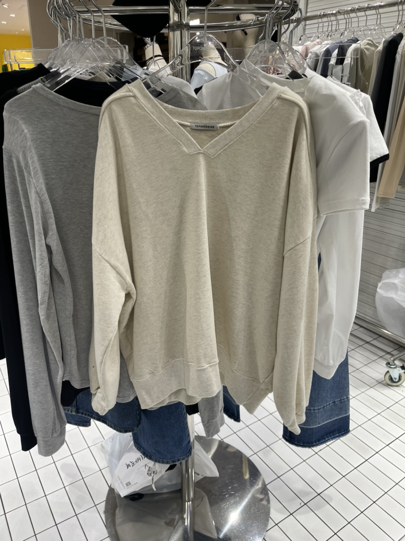 TOPDRESSING韓國直郵女裝新品休閑推薦熱賣24春夏真品衛衣THE BRUNCH衛衣圖色2
