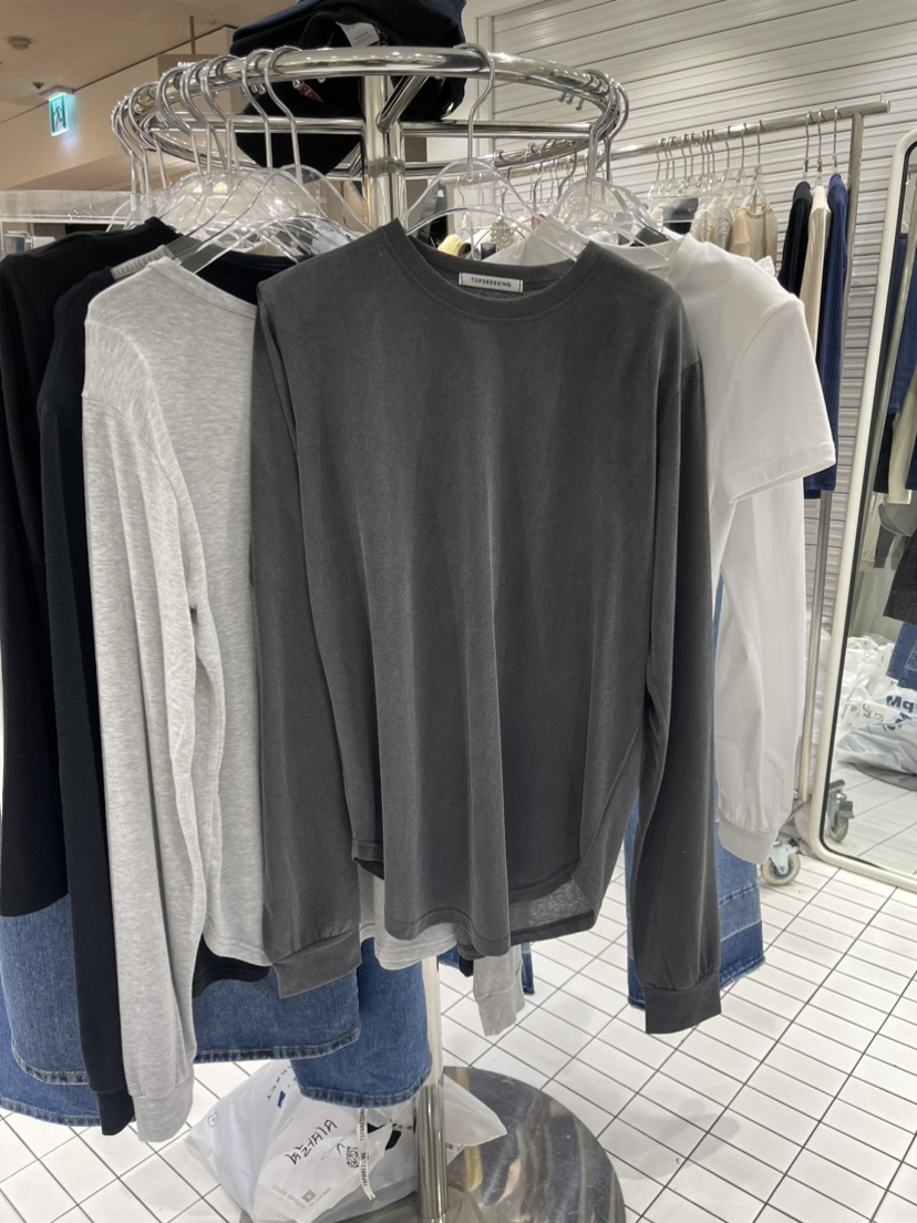 TOPDRESSING韓國直郵女裝新品人氣時尚熱賣推薦休閑長袖T恤THE BRUNCH長袖T恤圖色4