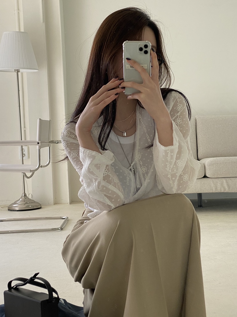 unbound韓國直郵東大門實拍女裝新款推薦職業真品襯衫蕾絲衫UNBOUND襯衫/蕾絲衫