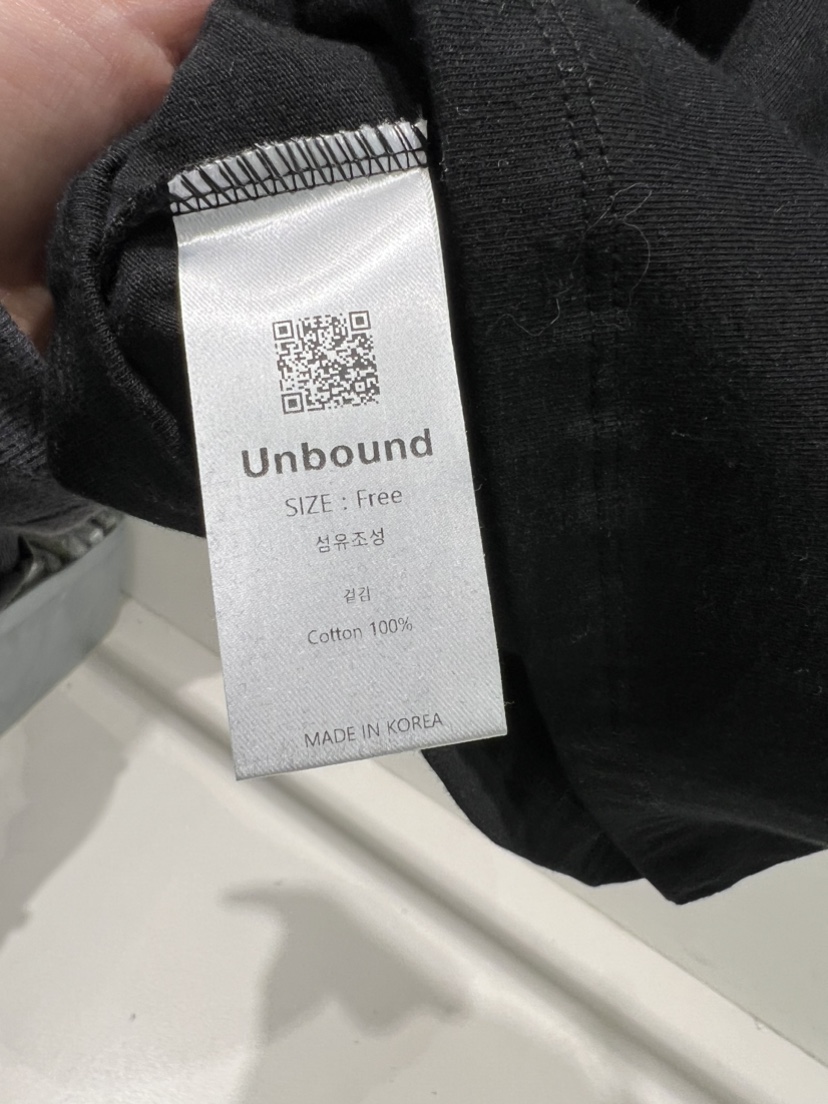 unbound韓國直郵東大門實拍女裝新款24春夏休閑推薦熱賣T恤UNBOUNDT恤