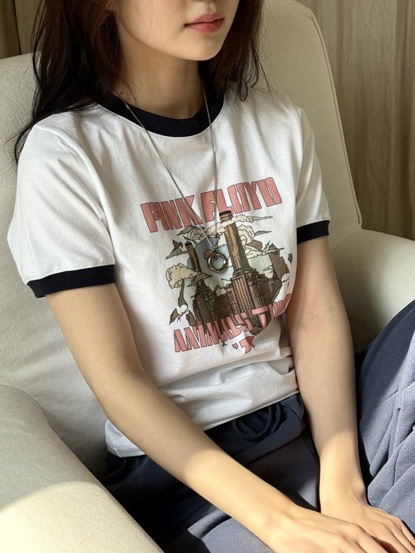 unbound韓國直郵東大門實拍女裝新款24春夏休閑推薦熱賣T恤UNBOUNDT恤