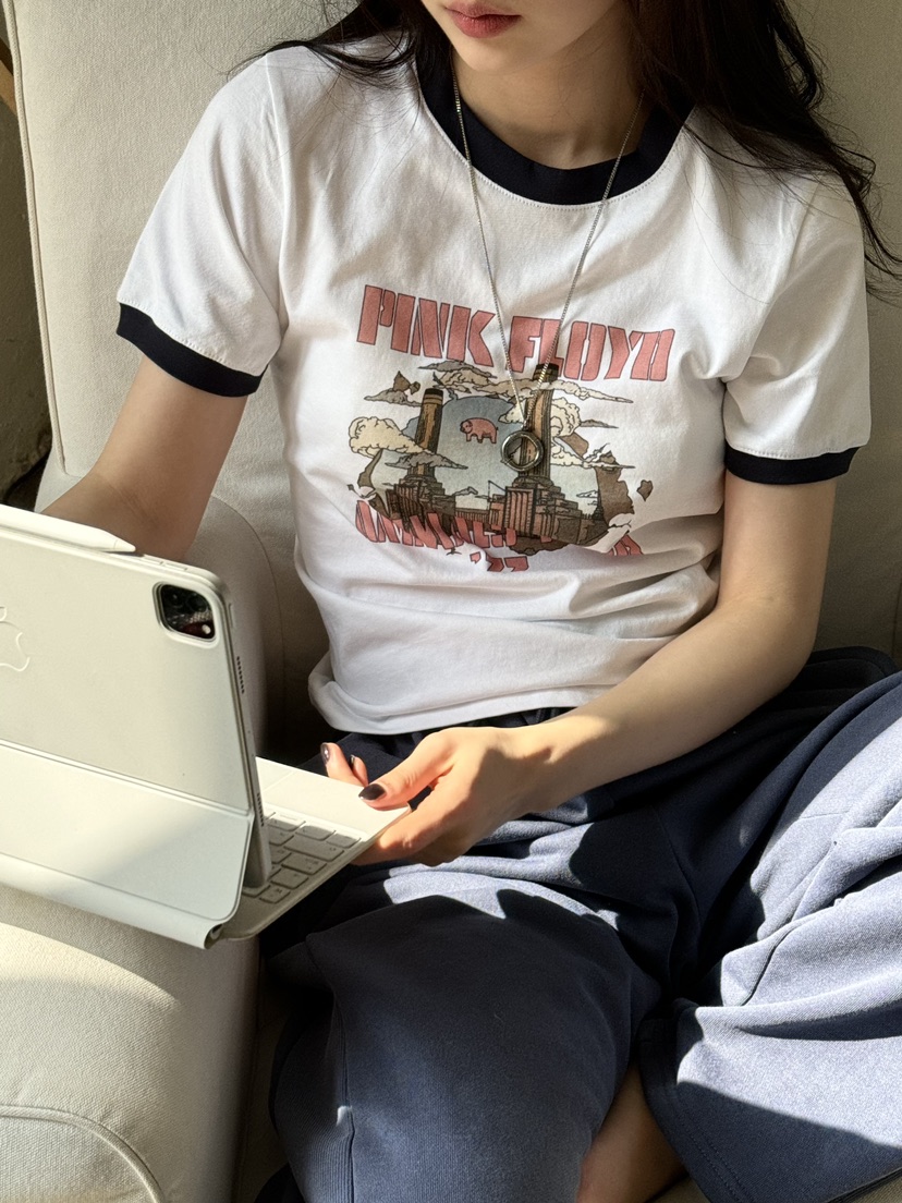 unbound韓國直郵東大門實拍女裝新款24春夏休閑推薦熱賣T恤UNBOUNDT恤