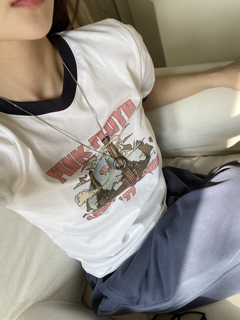 unbound韓國直郵東大門實拍女裝新款24春夏休閑推薦熱賣T恤UNBOUNDT恤