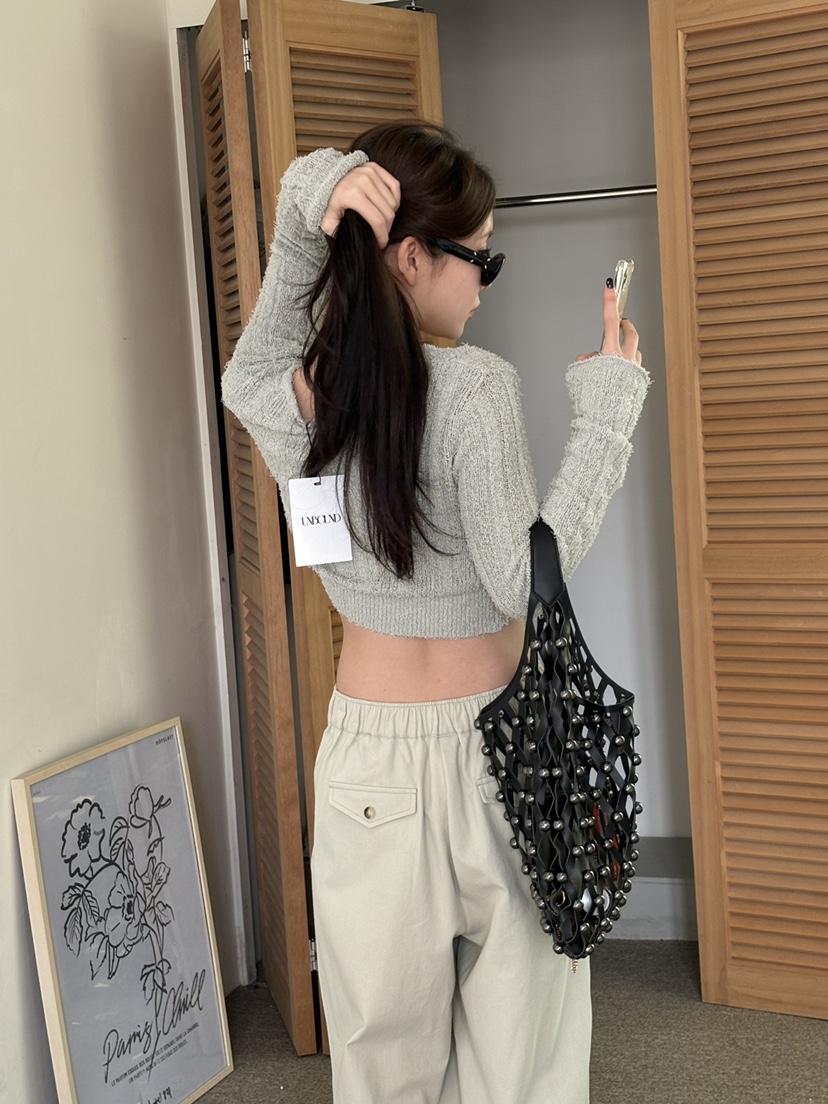 unbound直郵韓國代購女裝新品推薦人氣時尚24春夏熱賣針織衫UNBOUND針織衫