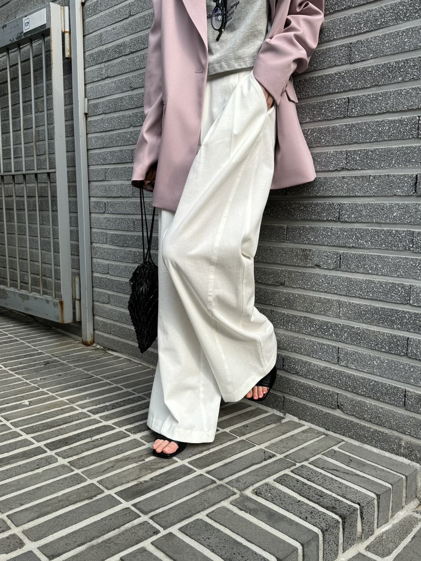 unbound韓國直郵東大門代購女裝新款熱賣24春夏真品休閑褲UNBOUND休閑褲