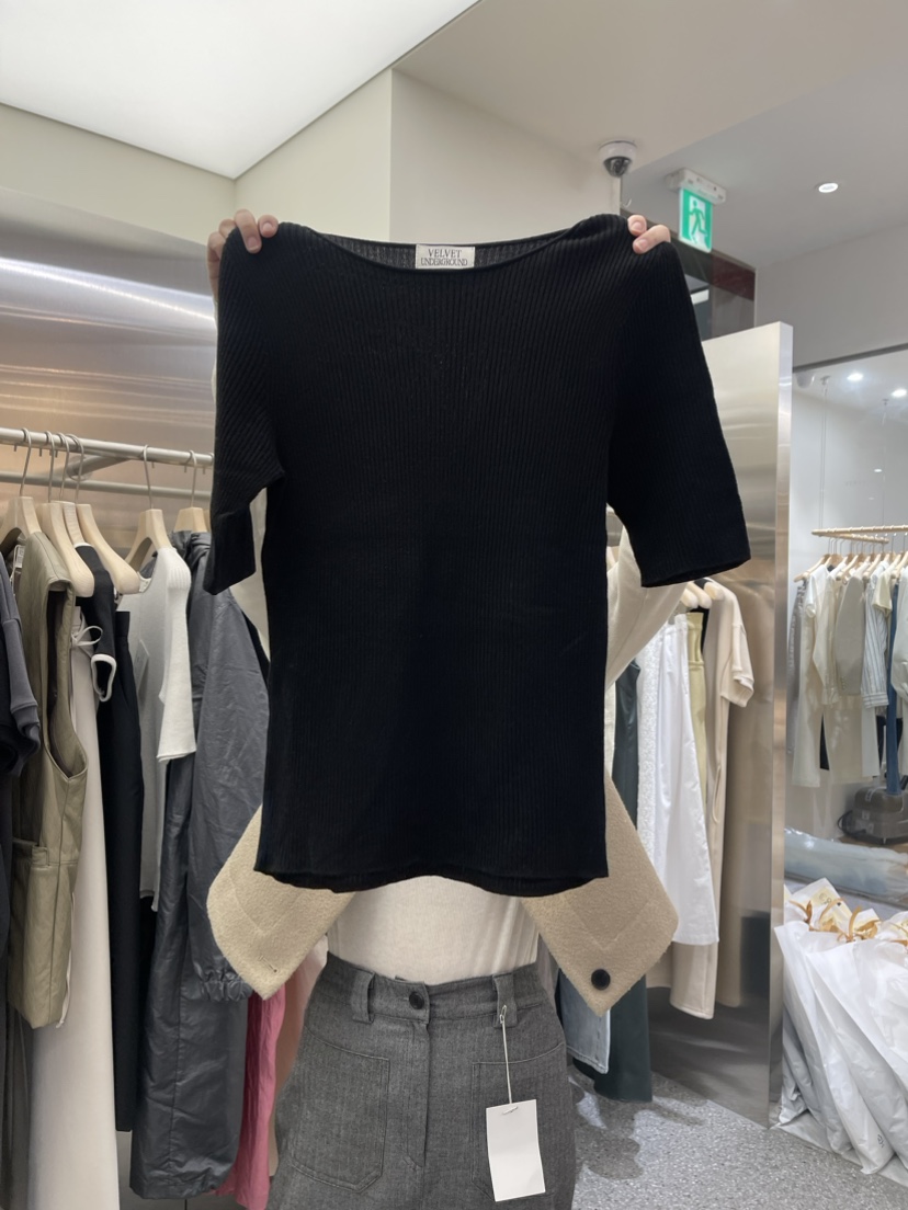 VELVET UNDERGROUND韓國直郵東大門代購女裝新款時尚24春夏T恤VELVET UNDERGROUNDT恤圖色4