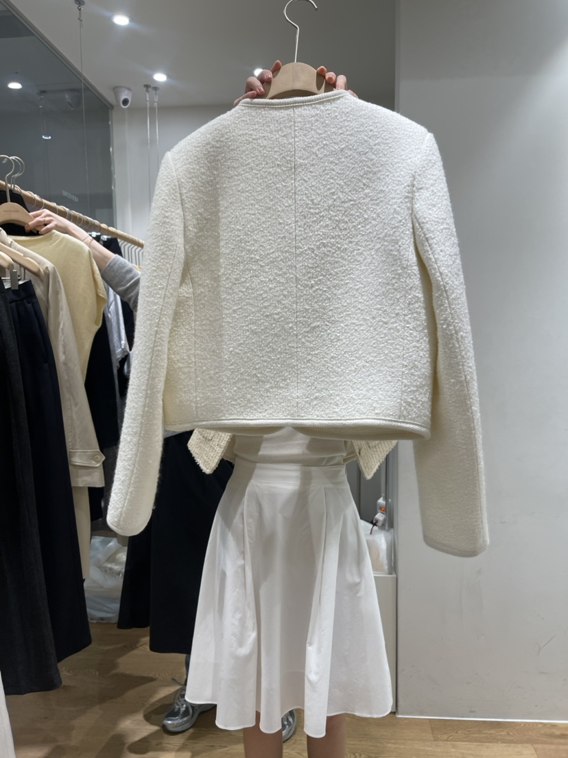 VERVEINE直郵韓國代購女裝新品真品休閑職業推薦時尚夾克花呢VERVEINE夾克
