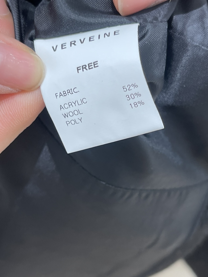 VERVEINE直郵韓國代購女裝新品真品休閑職業推薦時尚夾克花呢VERVEINE夾克