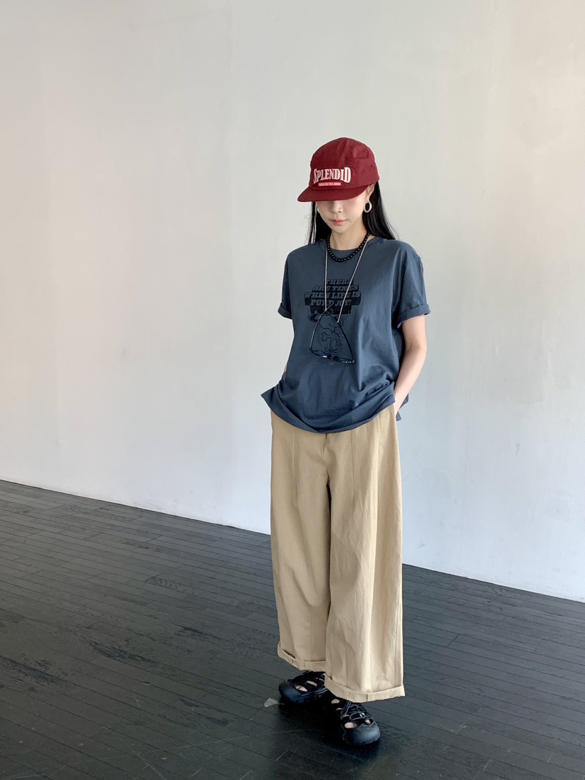DAVICHI韓國直郵東大門代購女裝新款時尚24春夏真品休閑褲DAVICHI休閑褲