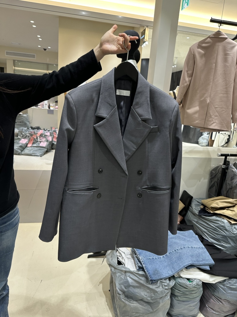 BES直郵韓國代購女裝新款休閑職業推薦真品人氣時尚夾克腰帶BES夾克圖色2