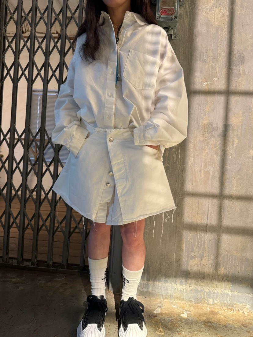 FRANC韓國直郵東大門實拍女裝新品休閑推薦人氣24春夏連衣裙FRANC連衣裙