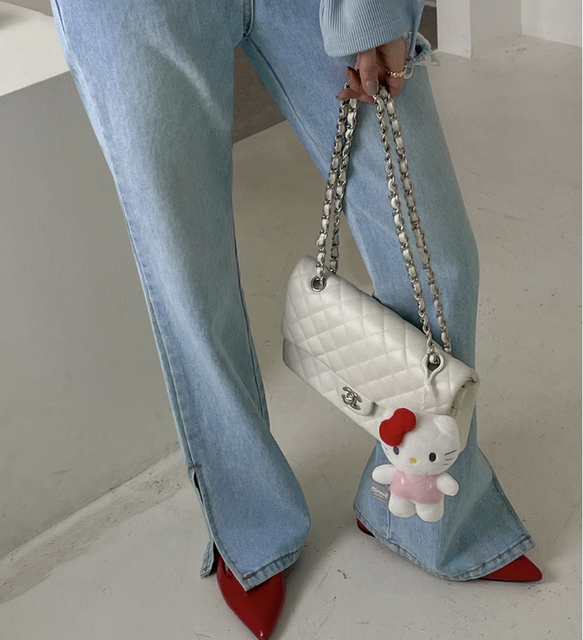 LEA/ASHER-J直郵韓國代購女裝新款推薦人氣時尚24春夏牛仔褲이향牛仔褲