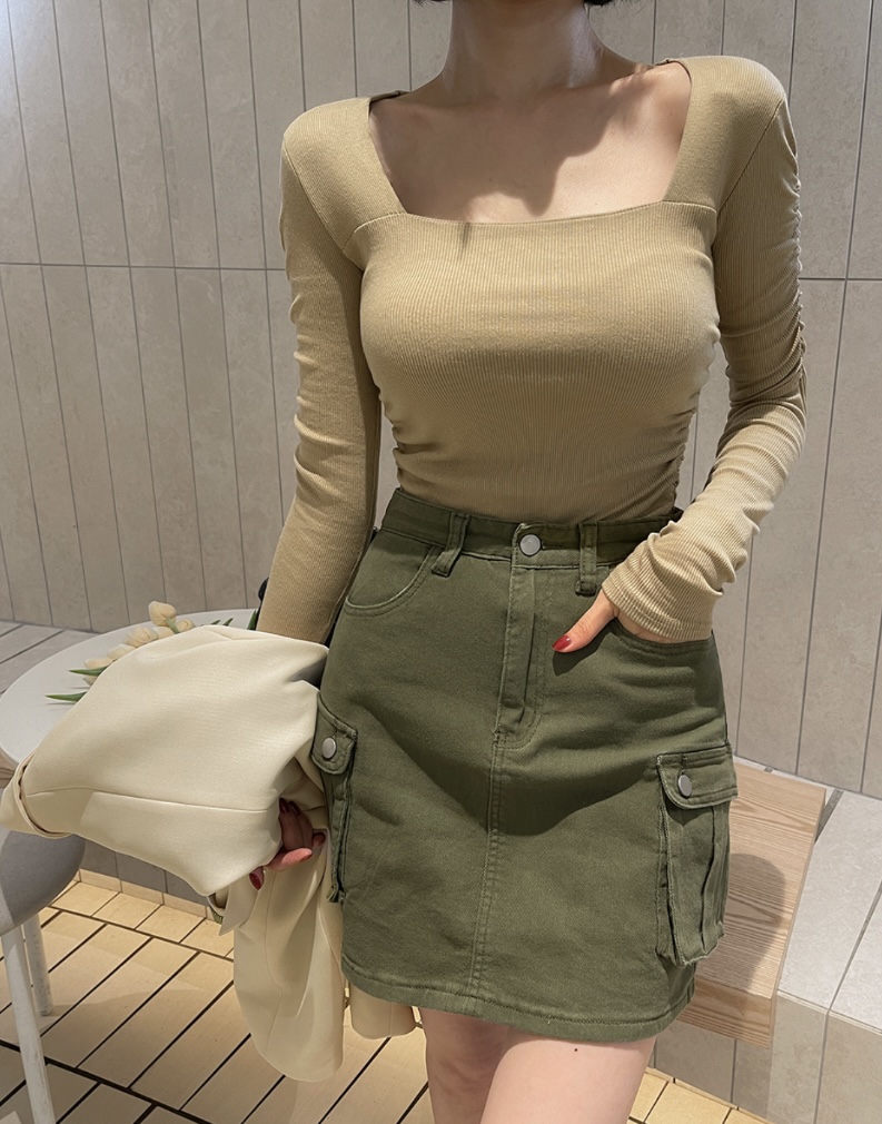 LEA/ASHER-J直郵韓國代購女裝新款推薦熱賣人氣真品裙褲口袋이향裙褲