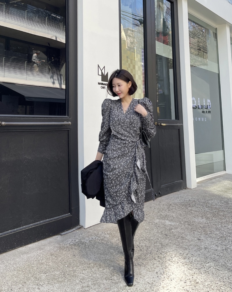 LEA/ASHER-J韓國直郵東大門代購女裝新品人氣推薦職業連衣裙이향連衣裙