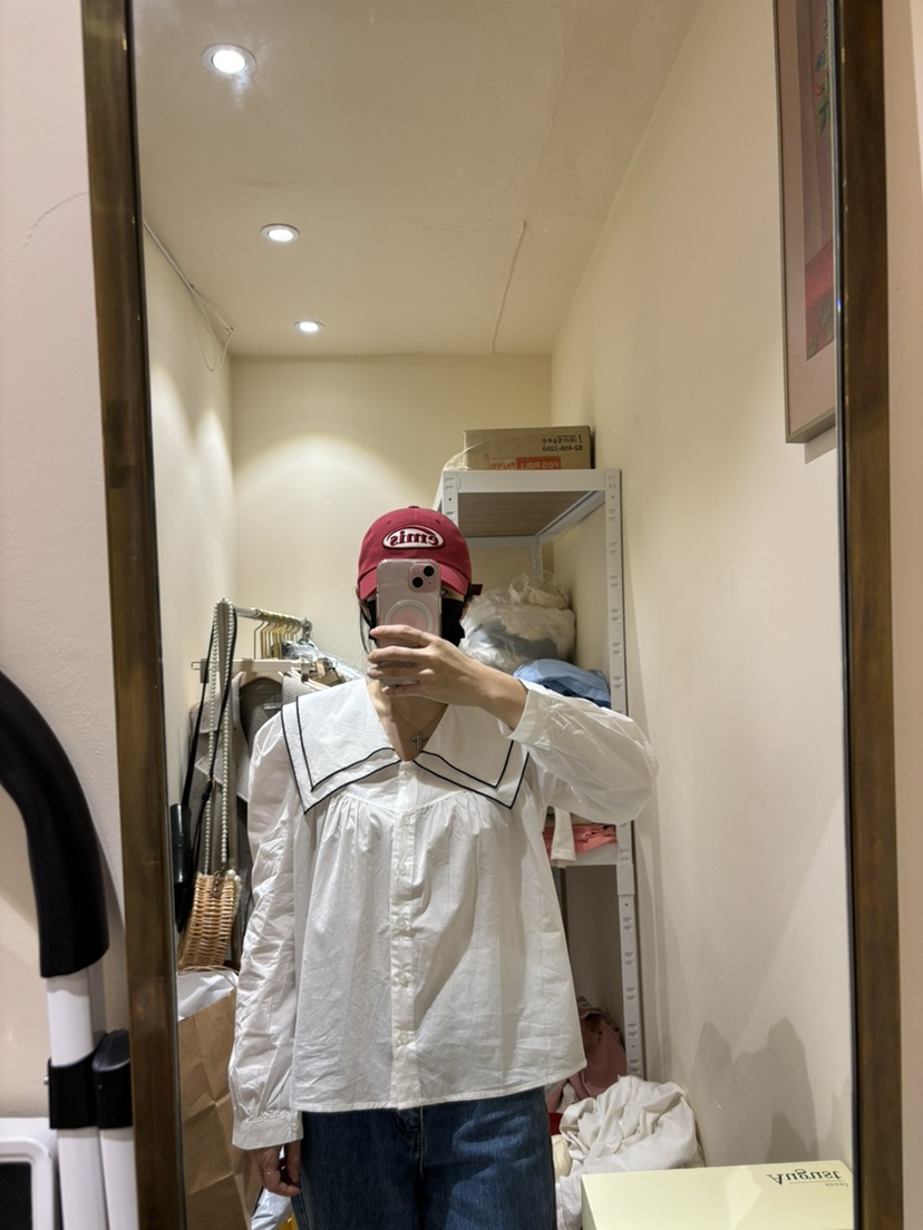 LUMIERE直郵韓國代購女裝新款職業休閑推薦熱賣時尚襯衫蕾絲衫LUMIERE襯衫/蕾絲衫