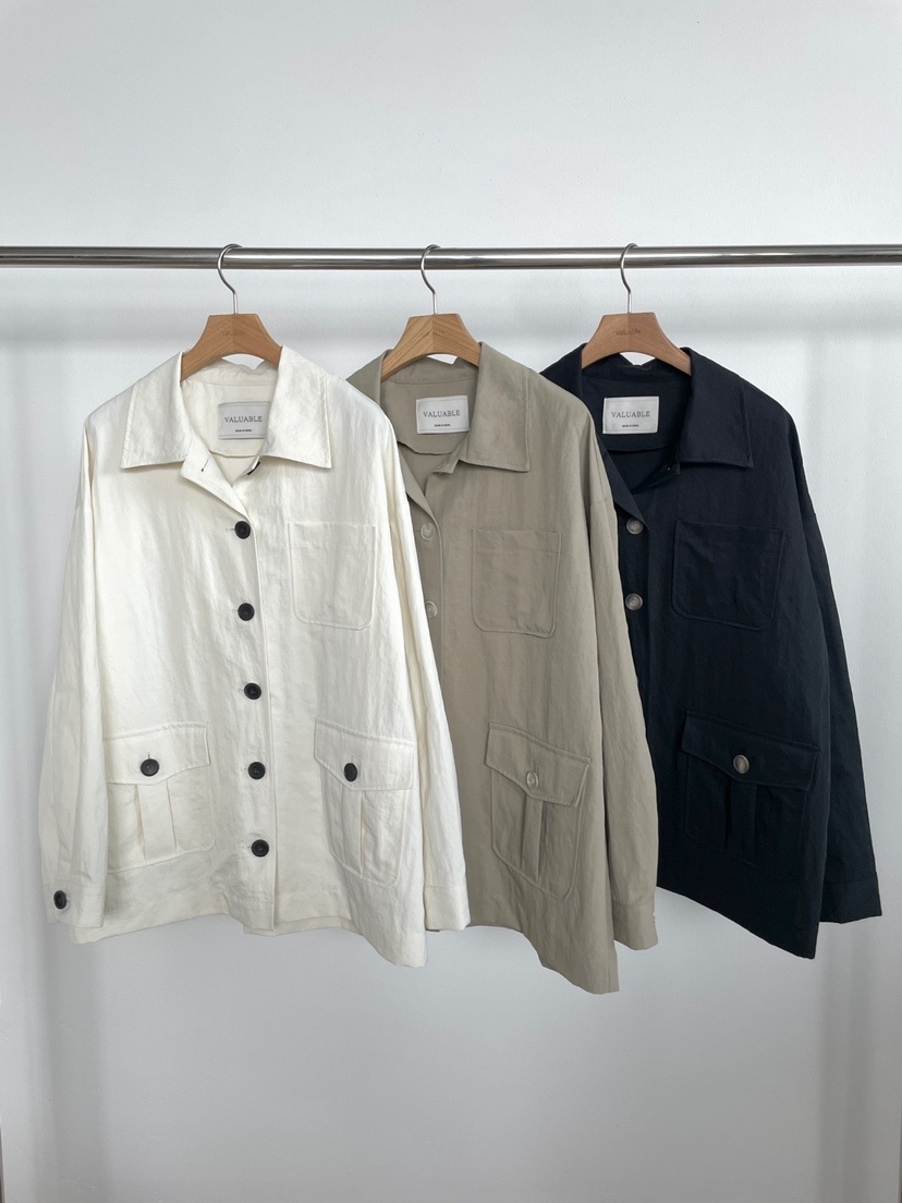 VALUABLE韓國直郵東大門實拍女裝新品職業休閑時尚24春夏夾克VALUABLE夾克