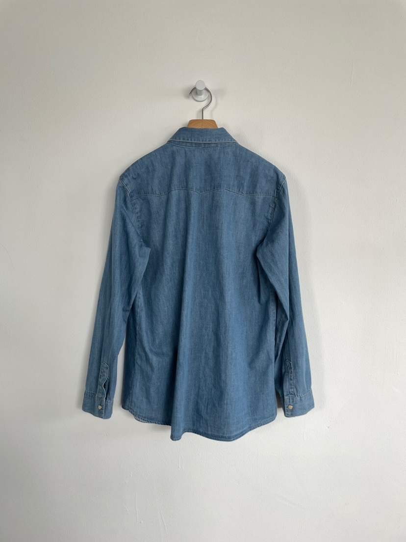 VALUABLE韓國直郵女裝新品熱賣休閑推薦24春夏襯衫蕾絲衫牛仔布VALUABLE襯衫/蕾絲衫